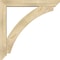 Ekena Millwork Thorton Slat Rough Sawn Bracket w/ Offset Brace, Douglas Fir, 6"W x 38"D x 38"H BKT0604X38X38THR06RDF - alternate 2